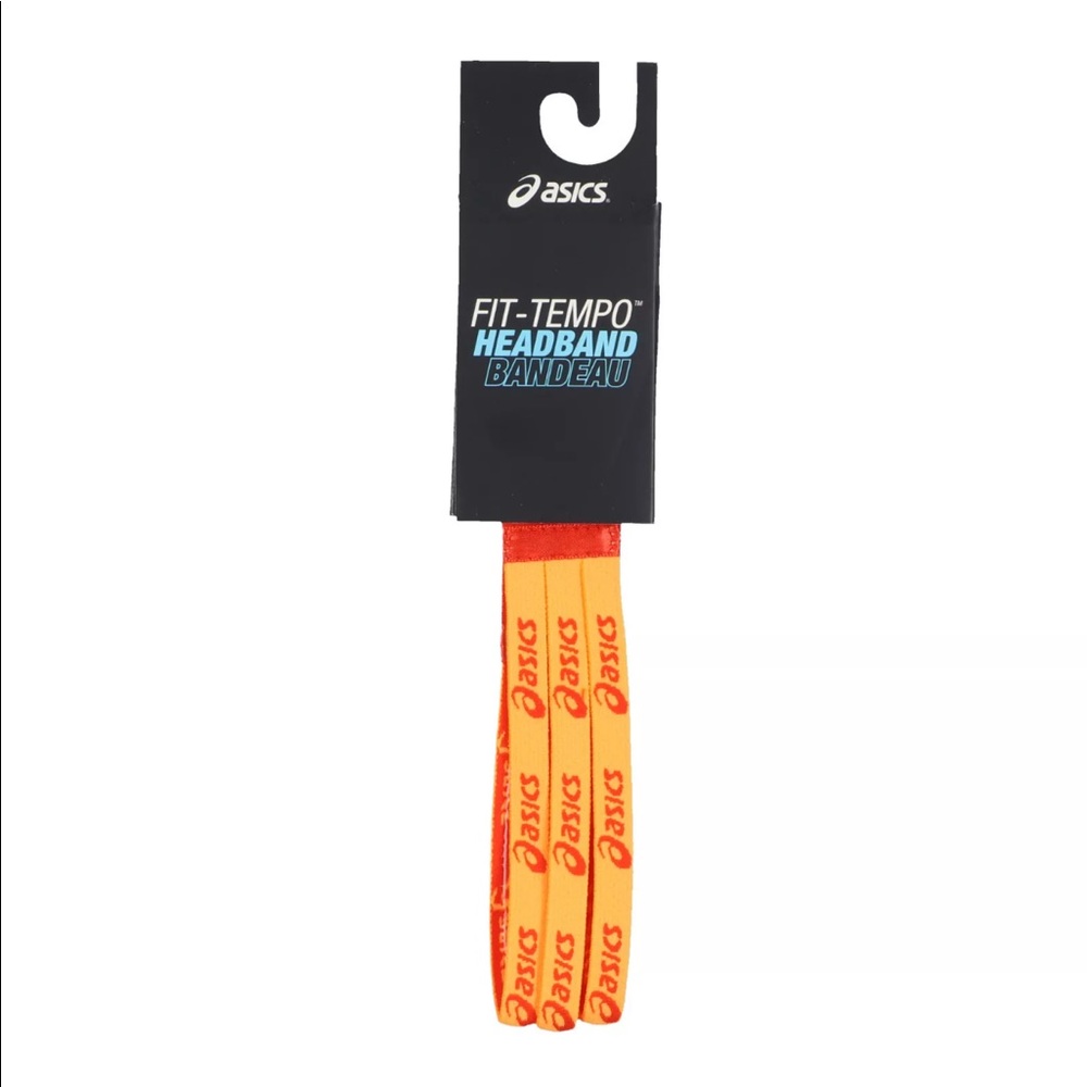 Asics Fit-Tempo Headband Orange Yellow